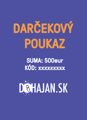 POUKAZ 500eur