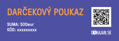 POUKAZ 500eur